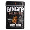 Ginger Delights Spicy Chai Candy | Genuine Ground Ginger Root,