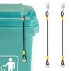 TOLIDA 2 Packs Universal Trash Can Lid Locks - Metal