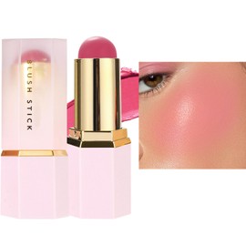 Blush for Cheeks | Hydrating Waterproof Milk Blush | Natural Face Highlighters Luminizers for Oily Dry Combination Skin Cheekbones Brow Bone