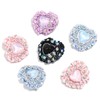 【B197】Mixes of six different fancy beads including square beads, round