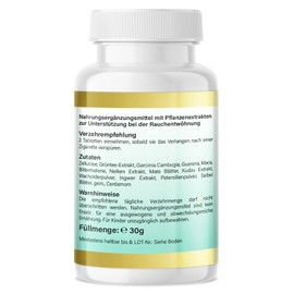 Saint Nutrition® FreshStart – Pflanzliche Unterstützung für Raucherentwöhnung, Raucherfrei und Lungenreinigung – Natürliche Formel für einen Neuanfang - 60 Kapseln ohne Nikotin