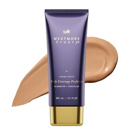Westmore Beauty - Perfeccionador de cobertura corporal – Maquillaje impermeable para piernas y cuerpo/Bronceador para mujeres - El mejor maquillaje pa