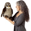 Folkmanis Hooting Owl Hand Puppet, 16"