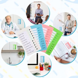 Aleric 4 Pieces Chores Chart for Kids Chore Chart, Sliding Routine Chart to Do List, My Chores RV Checklist Task Planning Board for Kids and Adults, ADHD Tools Routine Visual Schedule Reminder | Aleric