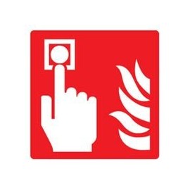Sign, FIRE Alarm Call POINTL, SAV, Signs Personal Protection, SITE Safety, 1 Piece Pack - 21017U