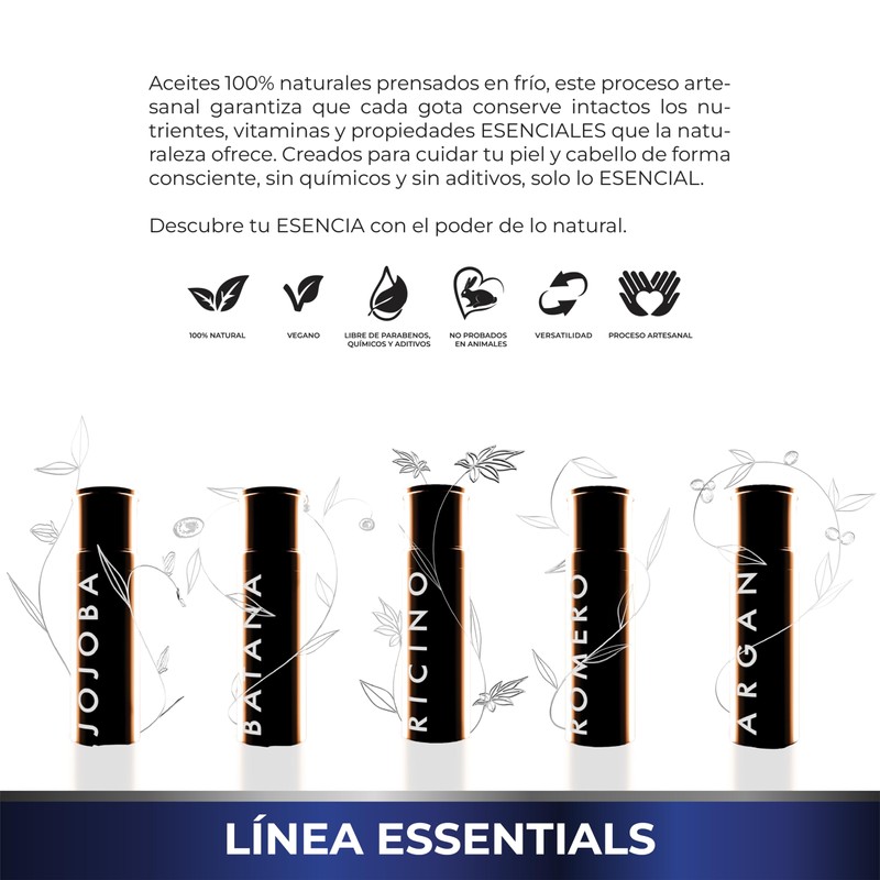 MIST JEWEL Aceite esencial de Ricino 100% puro y natural