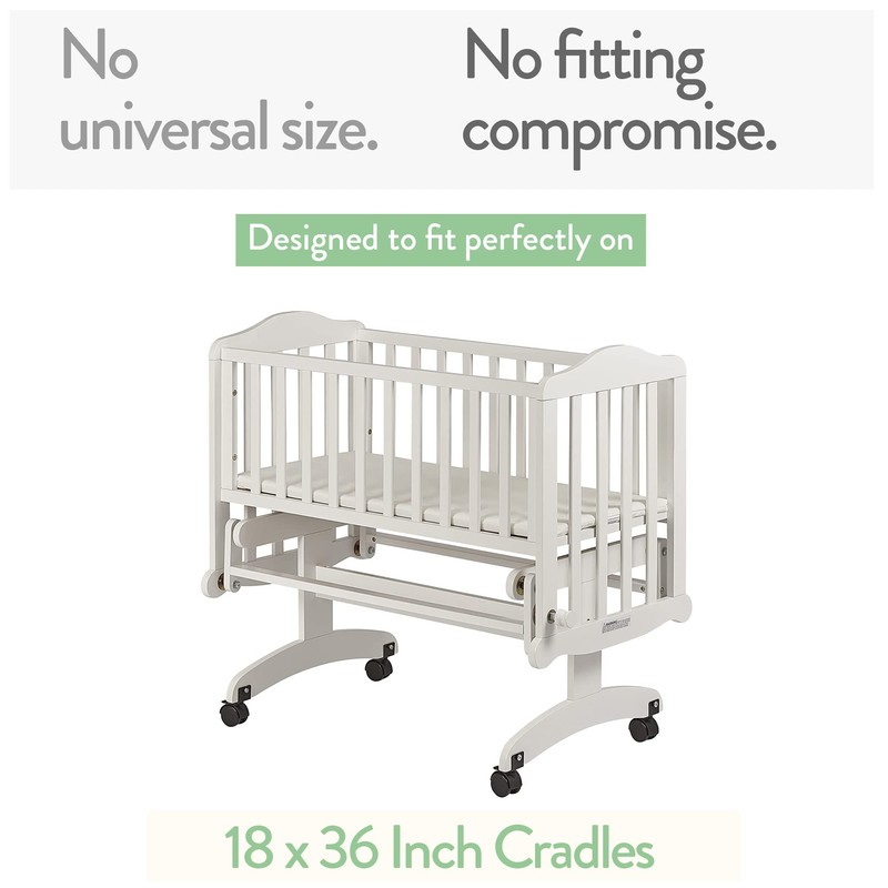 Cradle Sheets Fitted 18 x 36 Inch – Snuggly Soft