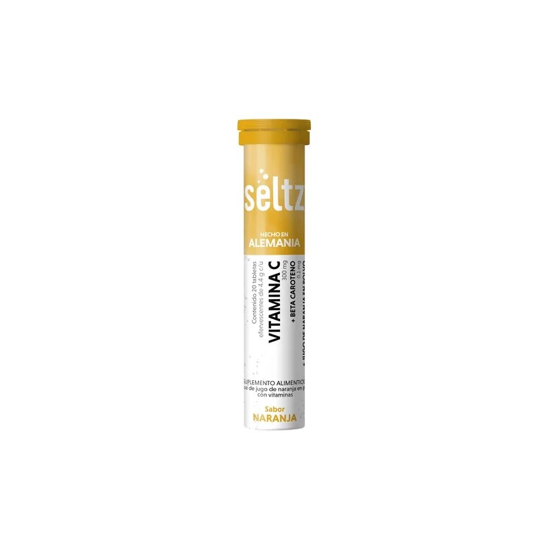 Vitamina Seltz Polvo Sabor Naranja Tabletas