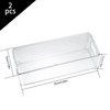 YiPHomn Fridge Organiser, Set of 2, Fridge Storage Boxes Organiser,