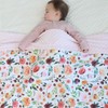 BORITAR Baby Blanket Super Soft Double Layer Minky with Dotted