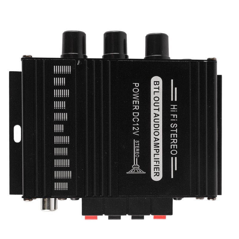 Stereo Amplifier 12V Portable Clear Sound Quality Mini Amplifier for
