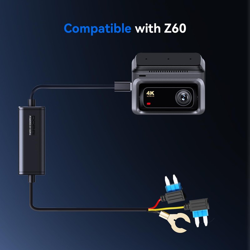 DDPAI Dash Cam Hardwire Kit, Compatible with Z60, Z60 Pro