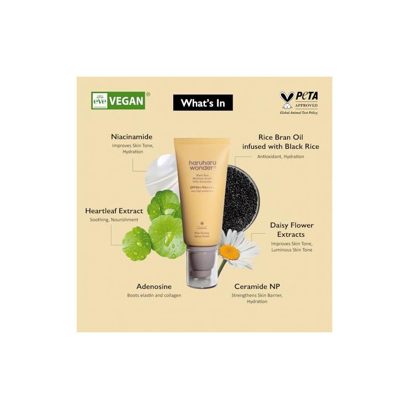 Black Rice Moisture Airyfit Daily Sunscreen SPF50+/PA++++ 50ml