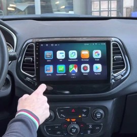 10.1" 4+64G Android For Jeep Compass 2017-2020 Car Radio Stereo Carplay GPS Navi