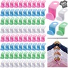 Erinnmy 200PCS Clothes Hanger Connector Hooks,Space Saving Hanger Hooks,Heavy Duty