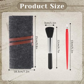 18 Pack Scratching Drawing Tools Scratch Art Tools Dual Tip Scratch Paper Stick Stylus Tool Bag Scratching Drawing Color Pen with Clean Brush for Art Paper Painting