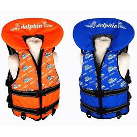 Dolphin Children's Life Vest, Size S for Water Play S Blue