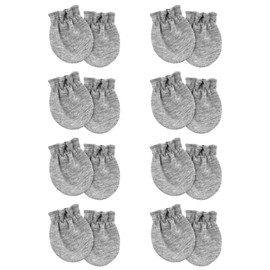 8 Pairs Baby Mittens Newborn No Scratch Cotton Gloves Baby Hand Mittens for Newborn Baby Boy Girl Infant 0-6 Months