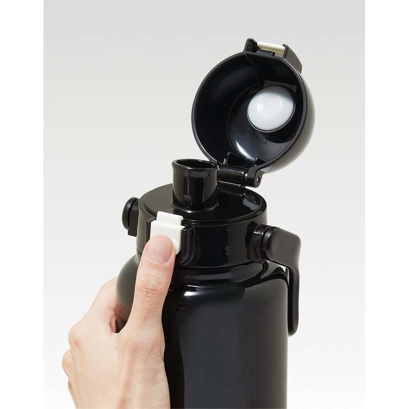 Skater STD10H-A Snoopy Stainless Steel Direct Bottle with Handle, 33.8