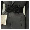 Oyccen Bow Knot Stretch Wide Belt for Women Elastic Dress