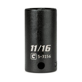 Capri Tools 3/8 in. Drive 11/16 in. Semi-Deep Impact Socket