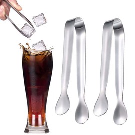 DDKY 2 Pack Sugar Toppers, Lollipop Toppers, Ice Tongs, Kitchen Tongs, Ice Cube Toppers, for Sugar Cubes, Ice Cubes, Dessert, Buffet, Party Bar, BBQ Picnic
