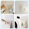 VIS'V Suction Cup Hooks, Small Shower Suction Hooks with Wipes,