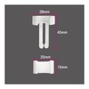 [Wind Banner Flag, Anti-Roll Stopper, Set of 10] Pole Diameter