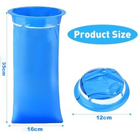 Burp Bags with Mouthpiece for Children and Adults, Pack of 25 - Lockable Poop Bags with Ring, Perfect for Travel Nausea, Pregnant Poop Bags, Car, Children for Travel, Break Bags