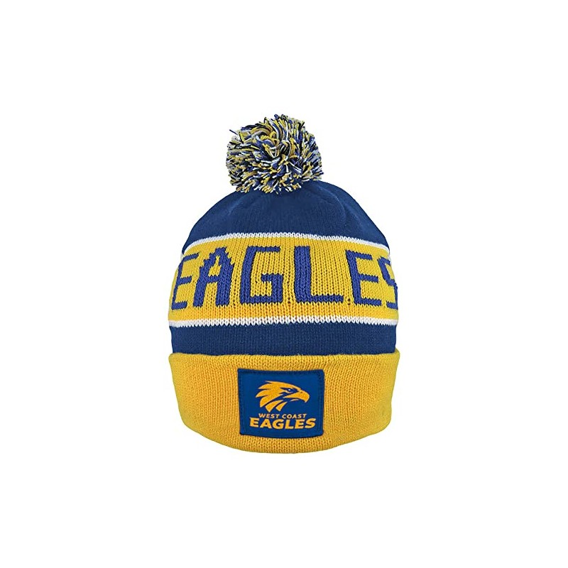 West Coast Eagles Bar Beanie