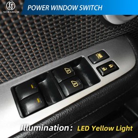 SORGHUM Power Window Switch Driver Side Master Window Switch for 2007-2011 Nissan Altima 09-14 Maxima 07-08 Infiniti G35 08-14 Infiniti EX35 EX37 Replace# 25401-ZN50A 25401-ZN50B 25401-ZN50C