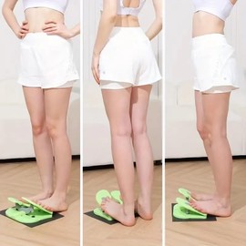 Simple Leg Exerciser While Sitting for Seniors, Foot Pedal Exerciser Under Desk Foot Rest with Massage Help Leg Muscles Release Varicose Veins for Elder at Office Home Gray