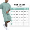 Fastkoala Men's Tracksuit Outfit Set Two Piece Round Neck Suits
