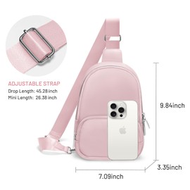 Crossbody Bags for Women Small Sling Bag Travel Cross Body Bag Anti Theft Fanny Pack Chest Purse Trendy Mini Backpack