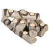 Plow & Hearth Faux Birch Wood Resin Logs Candle Holder