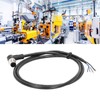 M12 Connector Cable 4 Pin Shielded Right Angle Waterproof Aviation