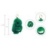 surell - Genuine Rex Rabbit Fur Pom Bunny Rabbit Keychain
