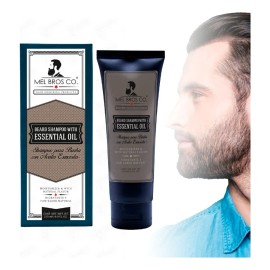 Shampoo Barba Mel Bros Co. Aceites Esenciales Hidrata 230 Ml