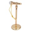 Adjustable Miniature Microphone Replica Model Mini Musical Instrument Decoration for