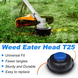 DMKJIDP Trimmer Head T25 Universal Weed Eater Head Fits for Husqvarna Weed Eater Head 128LD 128R 128CD 223L 130L 122LK Trimmer Heads for Weed Eaters