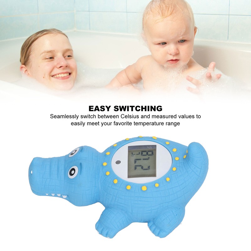 Baby Bath Thermometer Fun Cartoon Animal Waterproof High Accuracy 10℃‑50°C