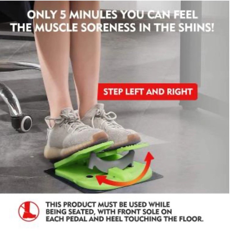 Raku Stepper Portable Foot Therapy Varicose Veins Foldable Leg Therapy