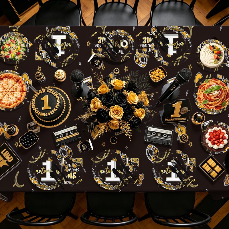 170 Pcs The Notorious One Birthday Party Decoratios for Boys,
