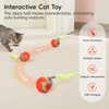 Potaroma Moving Ball Cat Toys with Feather Tail, Rechargeable 2025