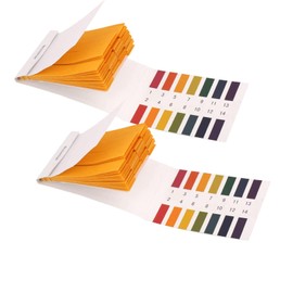 2 Pack pH Test Strips, 160 Strips pH 1-14 Universal Litmus Test Paper