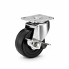 Swivel Chair Caster with Brake for Mobile Furniture - Durable