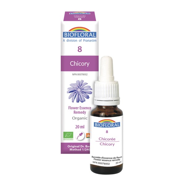 Biofloral No. 8 Chicory Organic Flower Essence Remedy 20 ml
