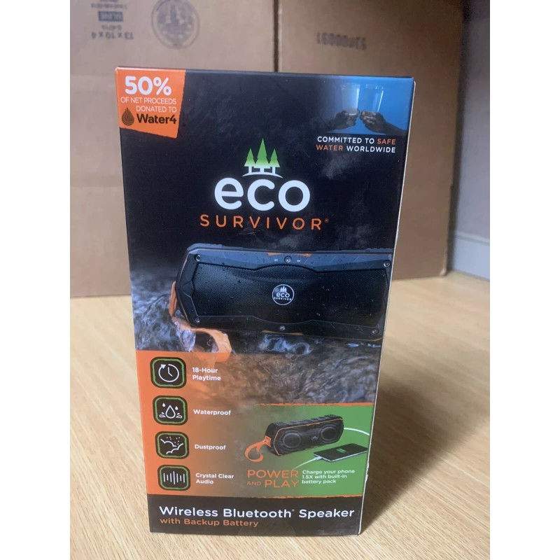 EcoSurvivor 8.85-in 5-Watt Bluetooth Compatibility Indoor/Outdoor Speaker