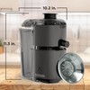 BLACK+DECKER Quiet Fruit & Vegetable Juicer, JE2500B, Non-Drip Spout, Compact