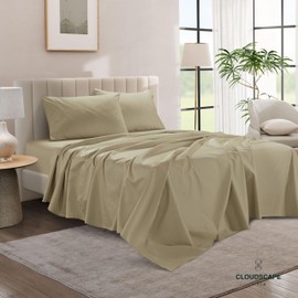 100% Egyptian Cotton Pillow Cases Queen Size - 2 Pcs, 1000 Thread Count Egyptian Cotton, Luxury Bed Pillow Covers, Suitable for Home,Hotels, Hospital Use, 20x26, Linen